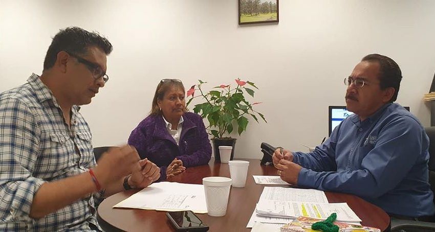 Reunión de trabajo en la Secretaria de Desarrollo Rural